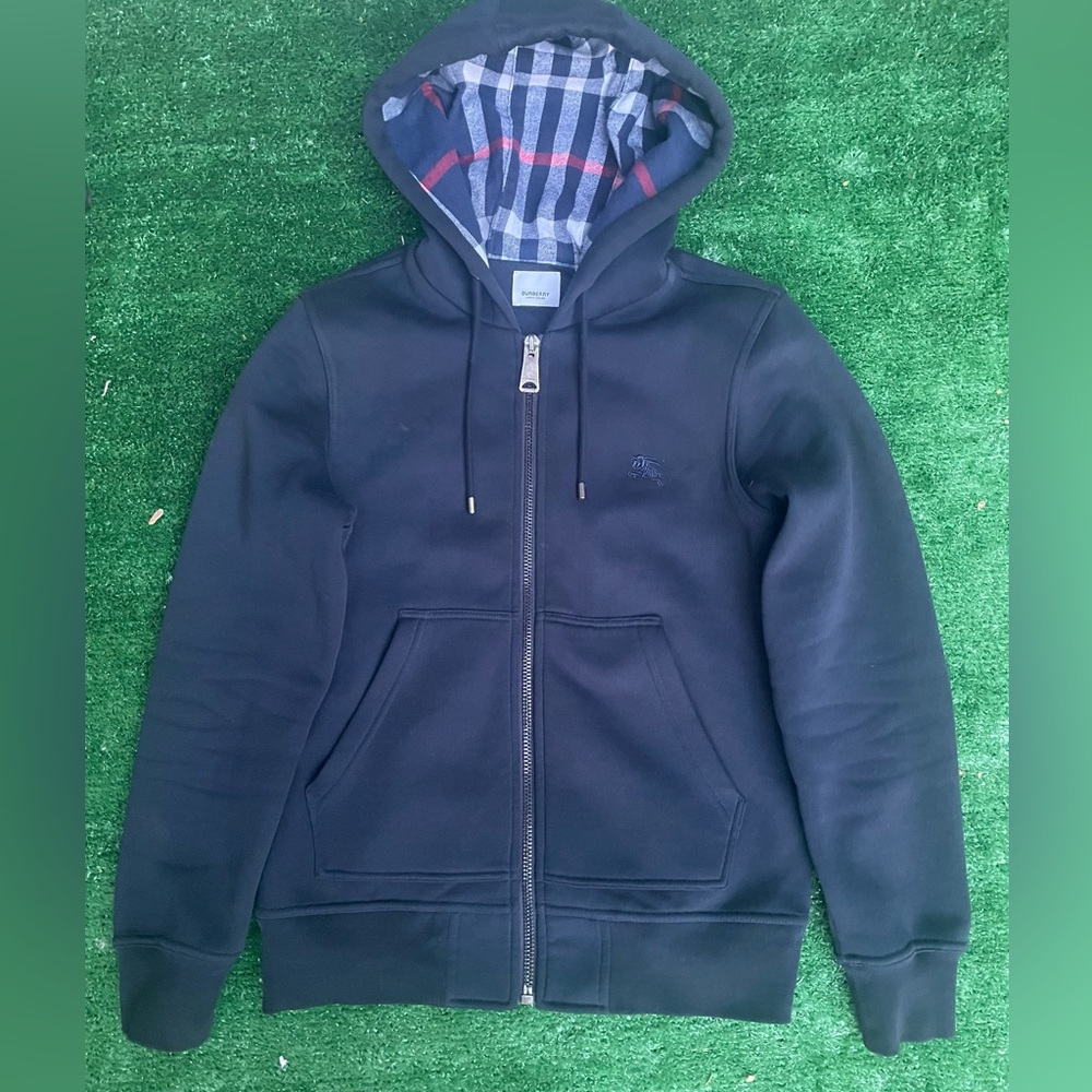 Burberry Zip Up Hoodie